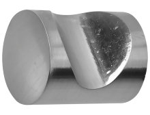 Knott sylinder 19 mm krom - 2 stk.